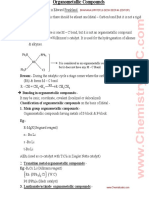 Organometallic - Compounds