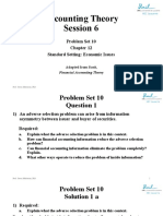 PS 10 - Chapter 12 - Standard Setting - Economic Issues (Solutions)