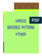 English+Sentence Patterns