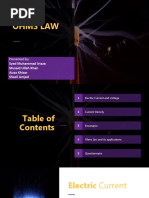 Ohms Law: Presented by