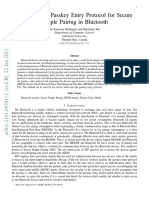 An Enhanced Passkey Entry Protocol For Secure Simple Pairing in Bluetooth