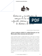 1 Carrasco Elecciones y Constitución de Acervos en La Educación Infantil Cristerios y Condiciones de Selección de Libros