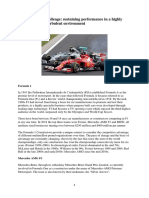 The Formula 1 Challenge: Sustaining Performance in A Highly Competitive and Turbulent Environment