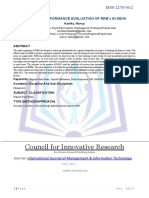 Council For Innovative Research: Financial Performance Evaluation of RRB'S in India