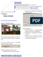 VRay SketchUp Tutoriel 1 EXTERIEUR