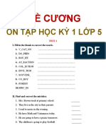 Ôn Tập Học Kỳ 1 Lớp 5: Test 1