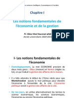 Chapitre 1 Notions Fondamentales en Économie Et Gestion