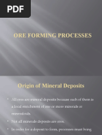 Ore Forming Processes