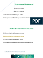 2.2 Contaminación Del Agua y Su Control
