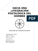 Hacia Una Integracion Psicologica Del Hombre