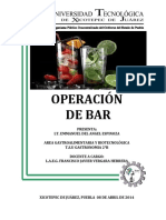 Manual Operación de Bar 060414