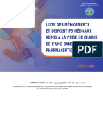 Liste Des Medicaments Amo - Aout 2021