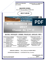 Mini-Session de Noël 2017 Classe de 1 C: Groupe Eveil