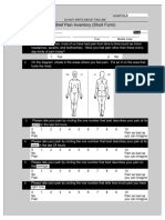 Brief Pain Inventory (Short Form) : Date: Time: Name