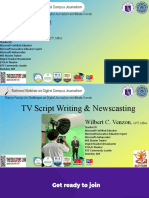 TV Script Writing & Newscasting: LPT, Mba