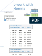 How To Work With List Columns