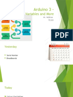 Variables and More: Arduino 3