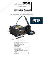 Instruction Manual: Soldering Station