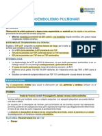 Tromboembolismo Pulmonar: Introducción