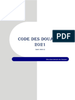 Code Des Douanes 2021