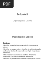 Modulo Ii-Organizaao Da Cozinha