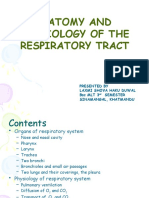 Anatomy and Physiology of The Respiratory Tract