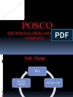 Posco: The Pohang Iron and Steel Company