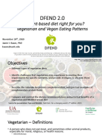 Vegetarian and Vegan Eating Patterns