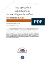 Terapêutica Aplicada À Odontologia - Manejo Farmacológico de Lesões Ulceradas Bucais