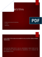 Ação Executiva Pagamento de Quantia Certa Forma Ordinária - Penhora - 2 Parte (PROCESSO II)