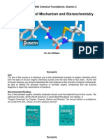 Fundamentals of Mechanism and Stereochemistry: CHEM0005 Chemical Foundations: Section C