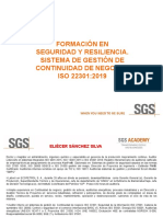 Present. AI ISO 22301 - 2019 SGCN FEUD Marzo26 - Mayo 9 - 2021