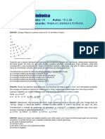 DINÂMICA - LISTA 4 - A18 A 26 - Trabalho, Energia e Potência - Plataforma FINAL