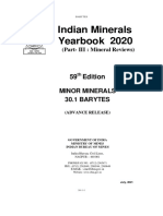 Indian Minerals Yearbook 2020: 59 Edition