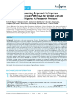 Using Blended-Learning Approach To Improve Education On Clinical Pathways For Breast Cancer Management in Nigeria: A Research Protocol