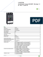 Product Data Sheet: Circuit Breaker Compact NSX400F - Micrologic 1.3 M - 320 A - 3 Poles 3d