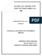 Ors. vs. Union of India (1983) 1: Case Analysis: D.S. Nakara and 305