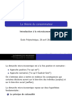 La Théorie Du Consommateur: Introduction À La Microéconomie