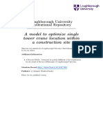 A Model To Optimize Single Tower Crane Location Within A Construction Site (PDFDrive)