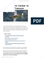 Aerodynamic Center Vs Center of Pressure - Aero Corner