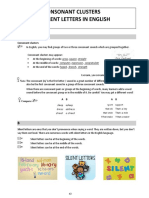 Consonant Clusters Silent Letters in English