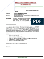 Oficio #445 - Solicito Verifcacion de Tareos