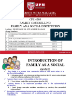 Family As A Social Institution