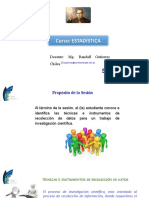 Sesion N°03 - Técnica e Instrumentos de Recolección de Datos