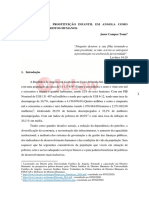 O FENÓMENO DA PROSTITUIÇÃO INFANTIL EM ANGOLA COMO ATENTADO AOS DIREITOS HUMANOS Versão JuLaw