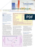 A New Generation Binder For UV Offset Inks