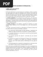 Fuentes de Derecho Internacional