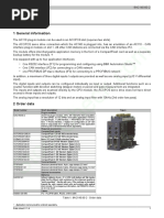 1 General Information: Model Number Short Description Plug-In Modules