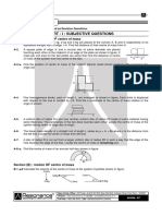 Part - I: Subjective Questions: Section (A) : Calculation OF Centre of Mass