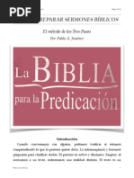 JIMÉNEZ, Pablo A. Cómo Preparar Sermones Bíblicos - El Método de Los Tres Pasos